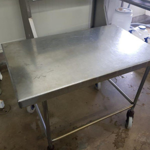 Assorted Stainless Steel Work Tables 1